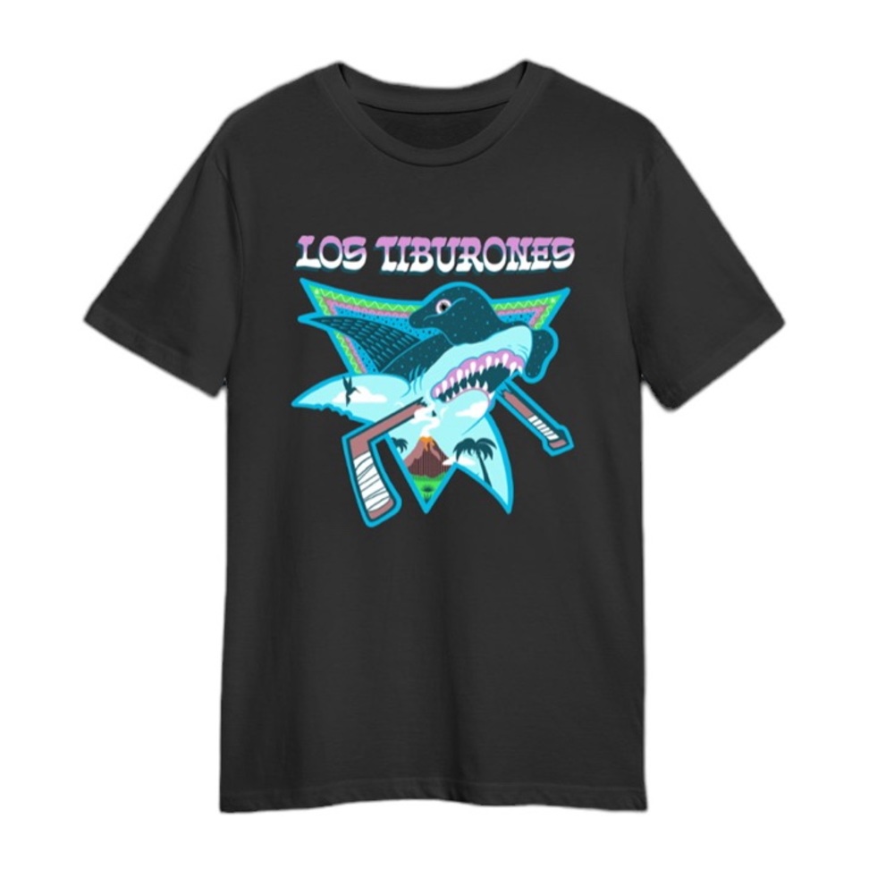 New San Jose Sharks Los Tiburones shirt Medium